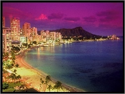 S�o�ca, Hawaje, Waikiki, Wyspa, Zach�d